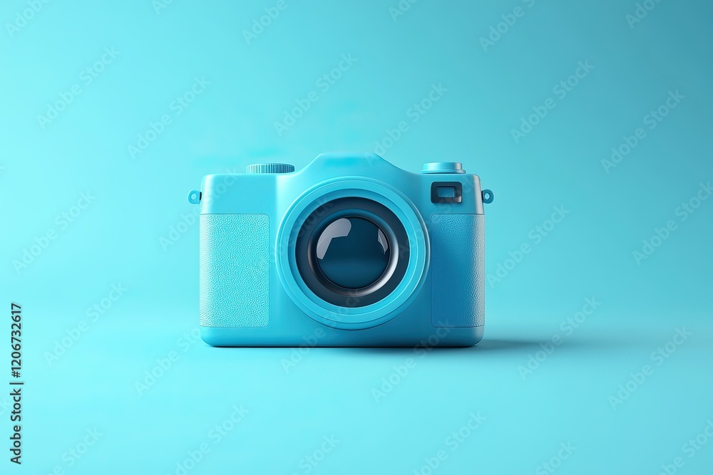 High-Resolution 3D Camera Icon with Soft Rounded Corners High-Resolution 3D Camera Icon with Soft Rounded Corners