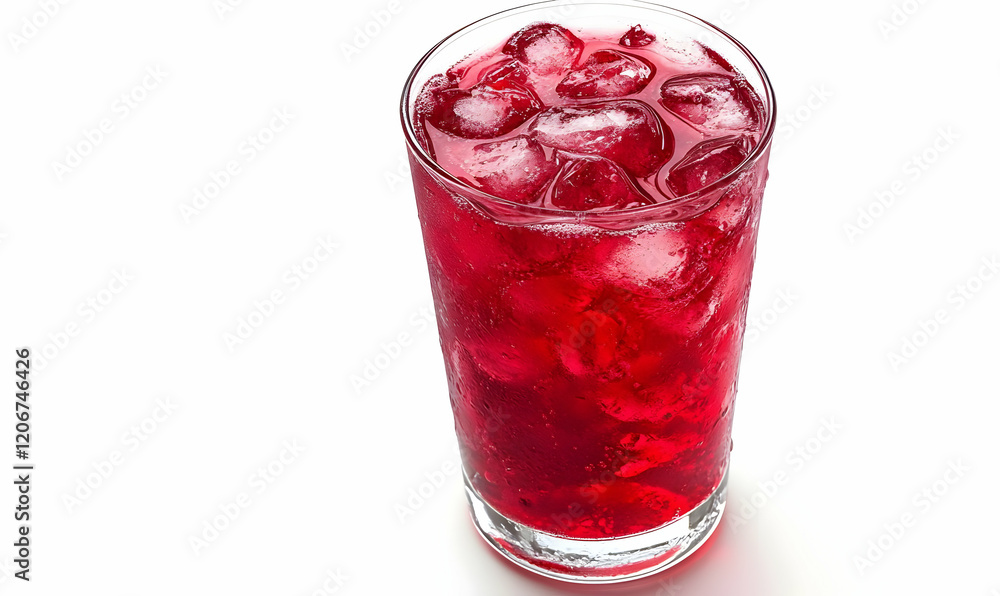 Iced Red Soda Drink Studio Shot (1) Iced Red Soda Drink Studio Shot (1)