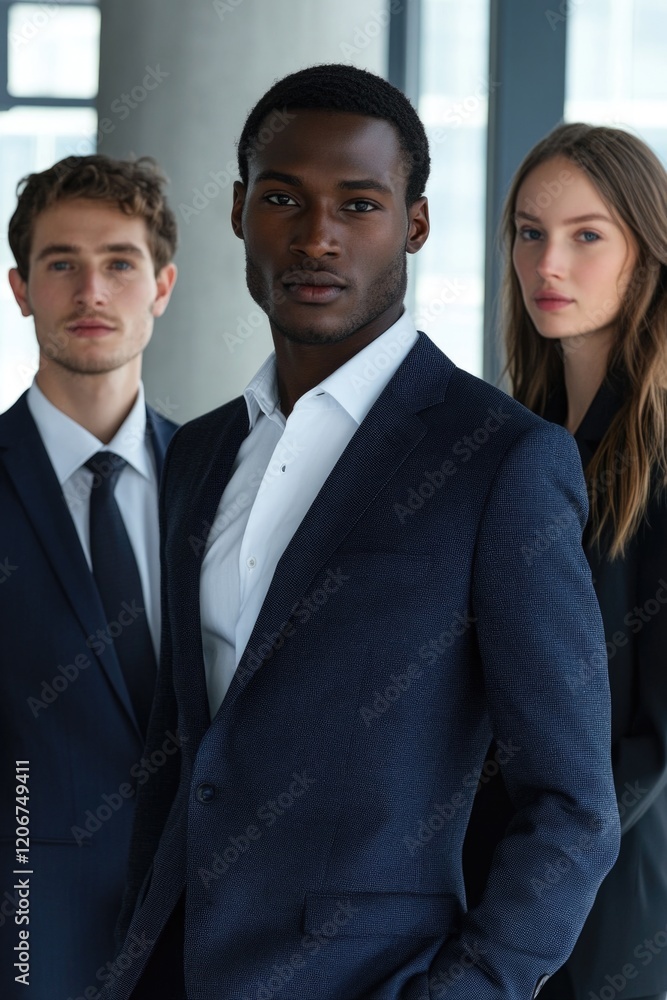 Group of Business People Standing Together Group of Business People Standing Together