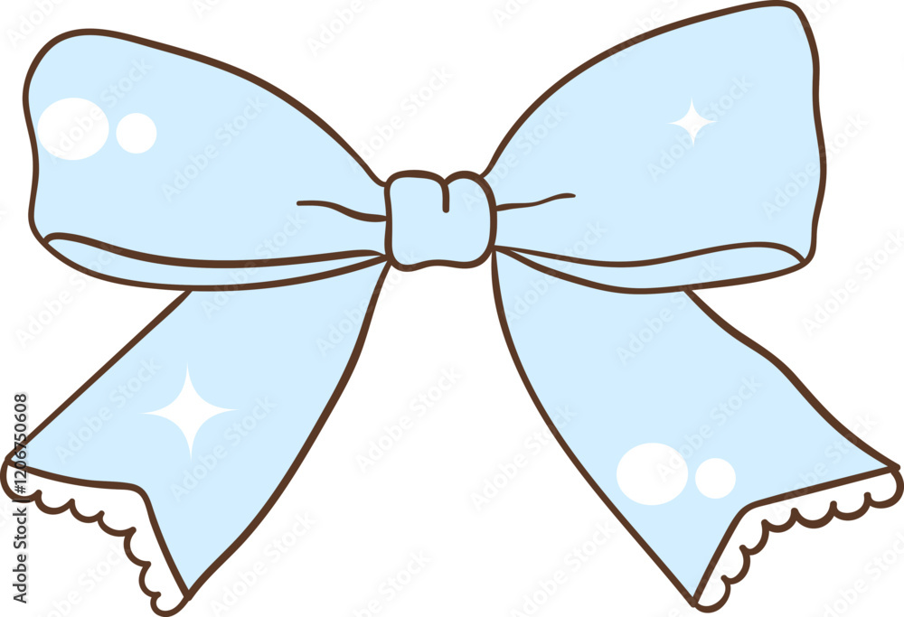 Fototapeta premium Blue Bow