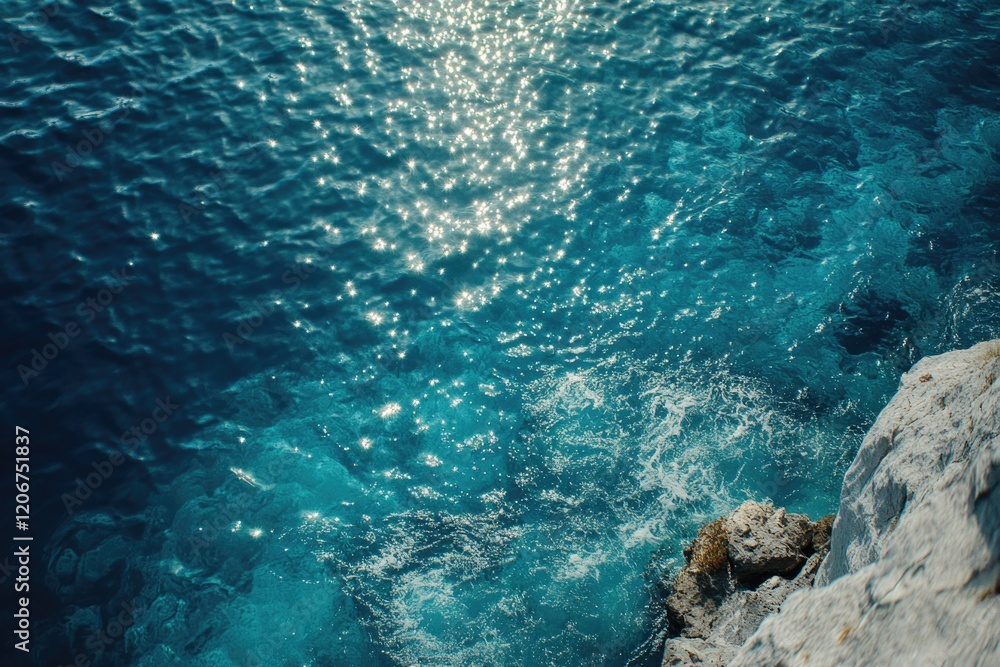 Obraz premium Ocean view from cliff
