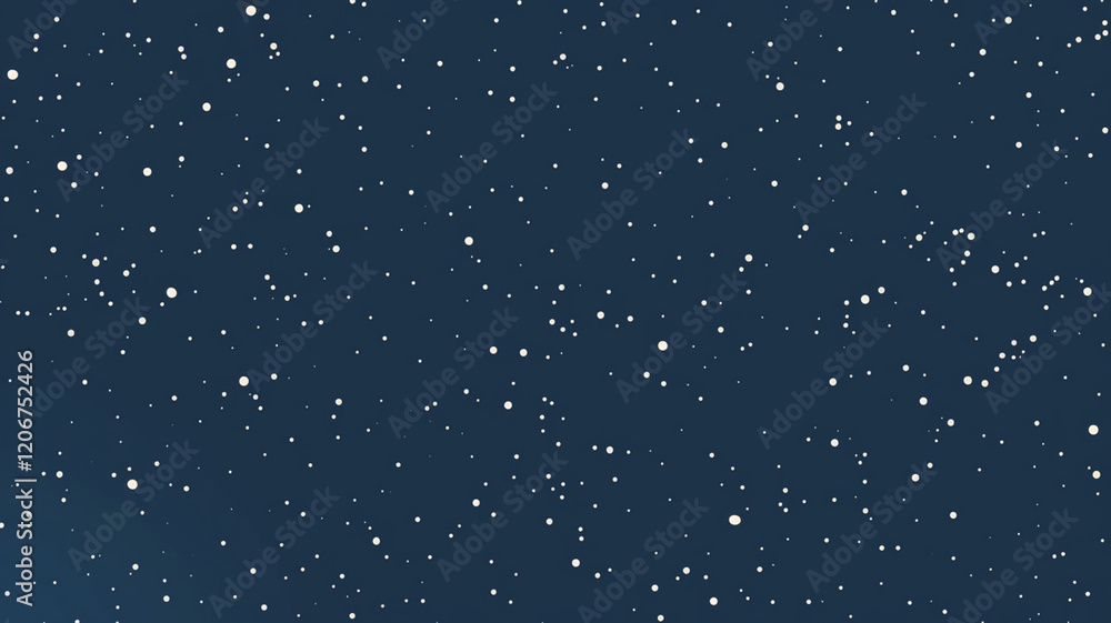 Fototapeta premium Starry Night Seamless Gradient Background, Generative Ai