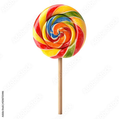 Wallpaper Mural colorful lollipop, isolated on transparent background, cut out Torontodigital.ca