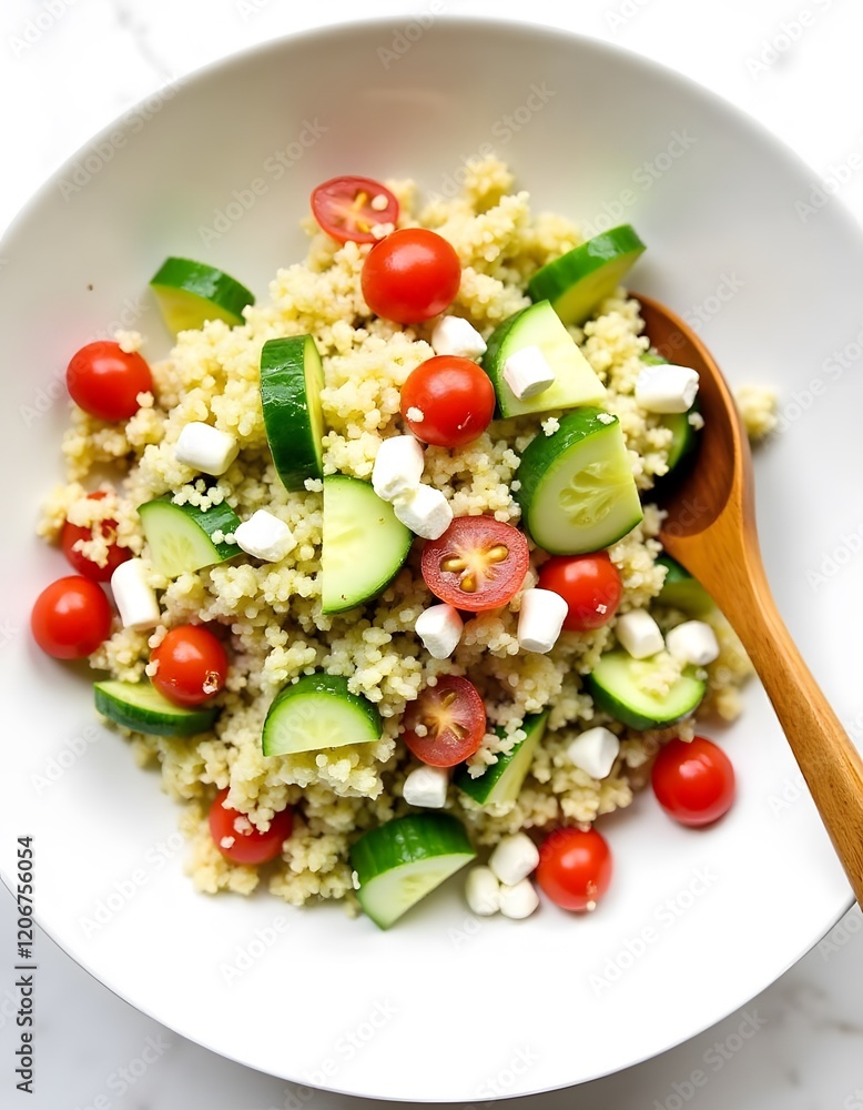 Refreshing Couscous Salad with Cucumber Tomatoes and Feta Healthy Summer Meal Prep Refreshing Couscous Salad with Cucumber Tomatoes and Feta Healthy Summer Meal Prep