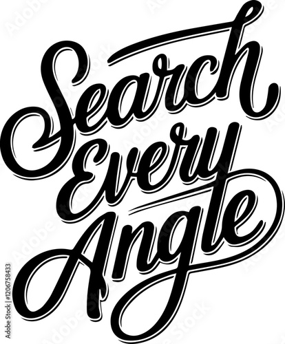 Search Every Angle Bold Script