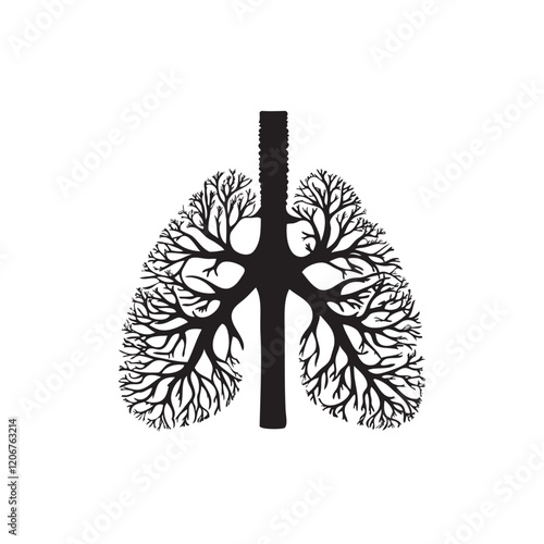 human anatomy lung tree