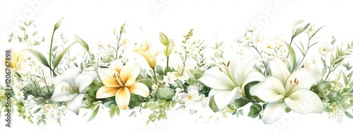 spring flowers in the grass