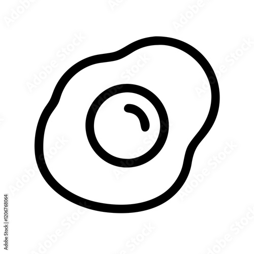 fried egg icon design