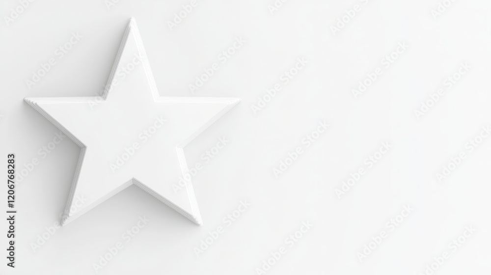 A simple white star shape against a minimalistic background, emphasizing clean design and modern aesthetics. A simple white star shape against a minimalistic background, emphasizing clean design and modern aesthetics.