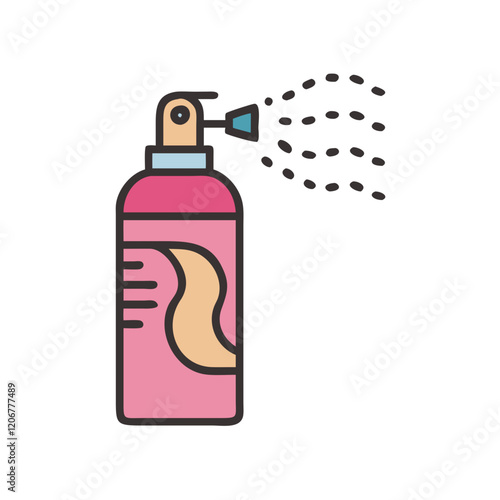 hairspray icon design