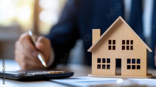 Real estate analysis and financial planning office environment business concept professional viewpoint