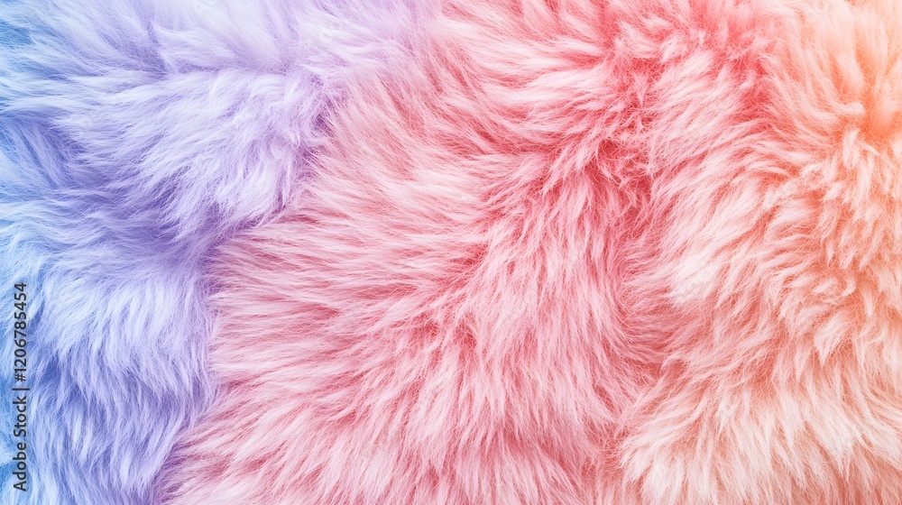 Fototapeta premium Pastel Pink and Purple Fur Texture Background