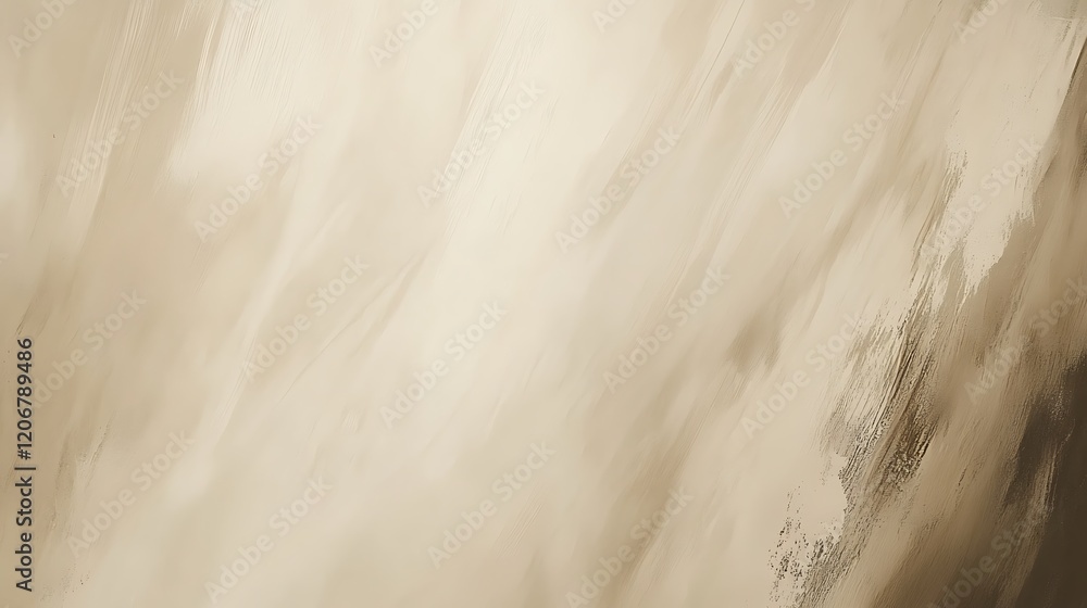 Obraz premium Abstract Beige Brushstrokes Texture Background
