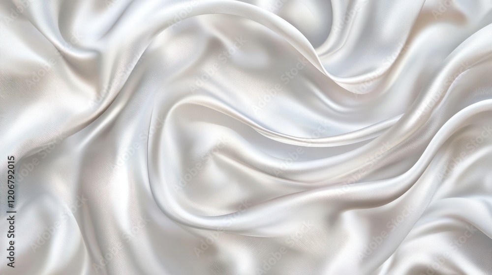 Abstract White Silk Fabric Texture Abstract White Silk Fabric Texture