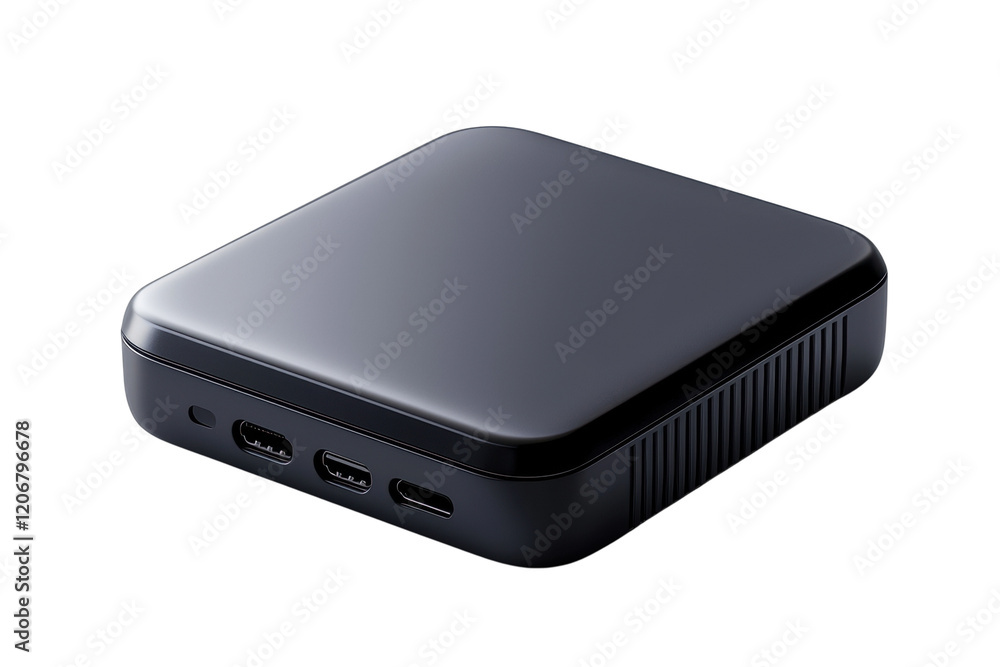 Sleek portable power bank with multiple charging ports Sleek portable power bank with multiple charging ports
