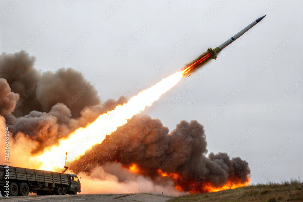 Obraz premium fire in the air