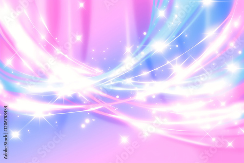 幻想的な光のキラキラの背景