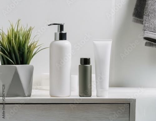 Creating a clean and modern aesthetic for this skincare packaging photo