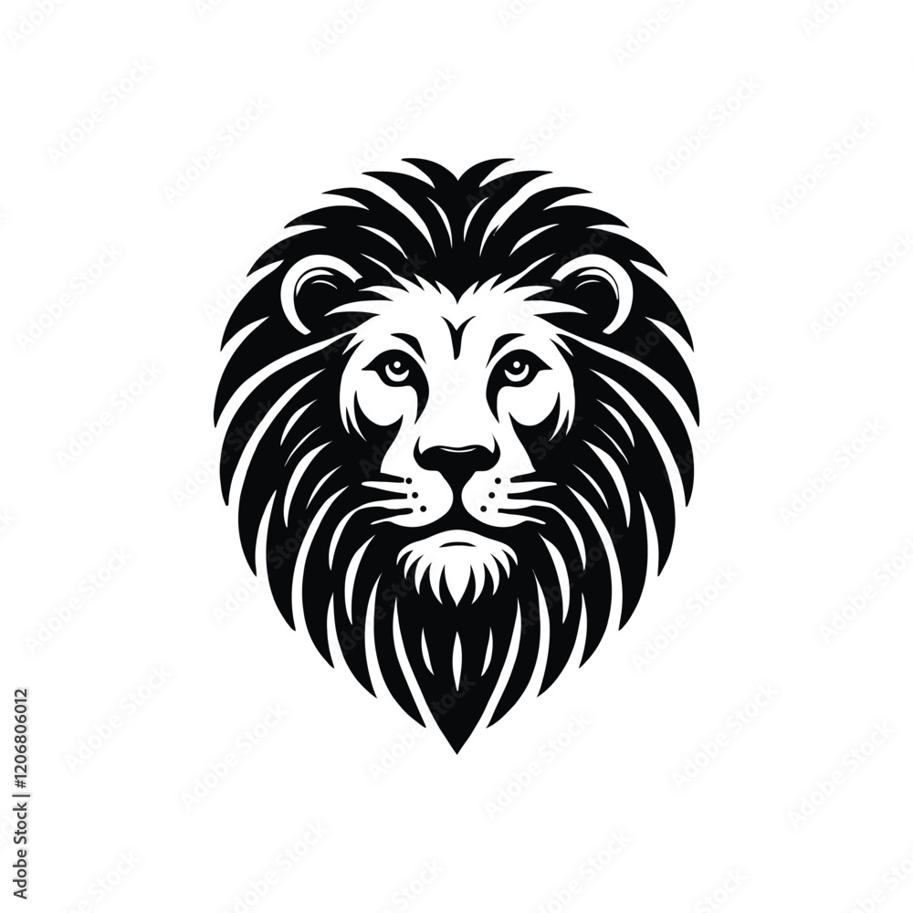 lion head silhouette vector art design
lion head silhouette vector art design