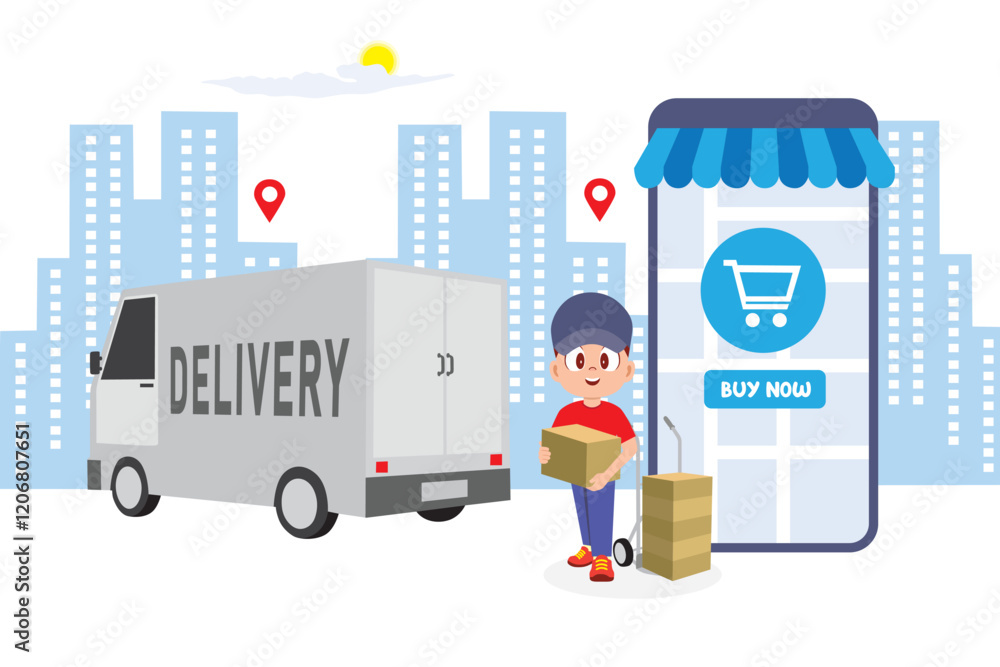 Connecting Locations Through Delivery Service Connecting Locations Through Delivery Service