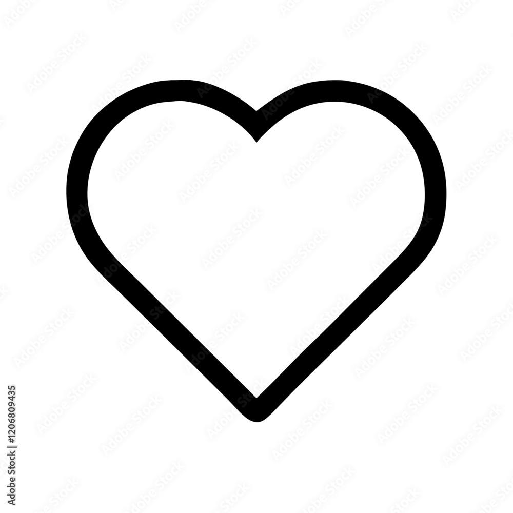 minimal heart icon design minimal heart icon design