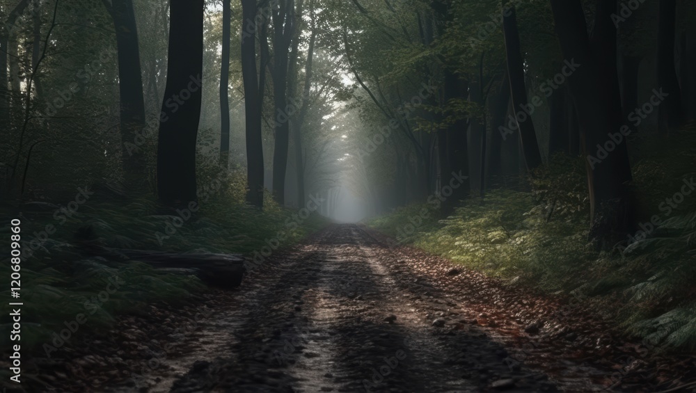Fototapeta premium Mysterious Forest Path