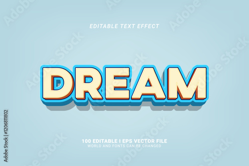 Dream Editable Text Effect Design