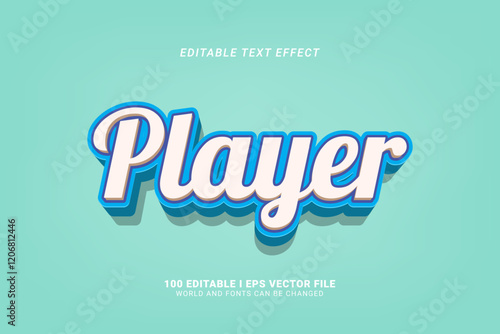 Player Editable Text Effect Design