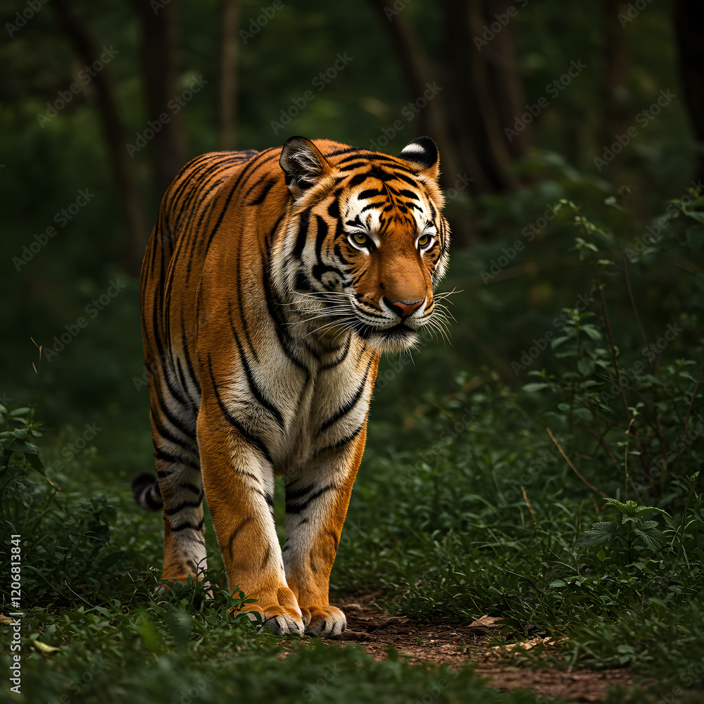 Tiger in the forest Tiger in the forest