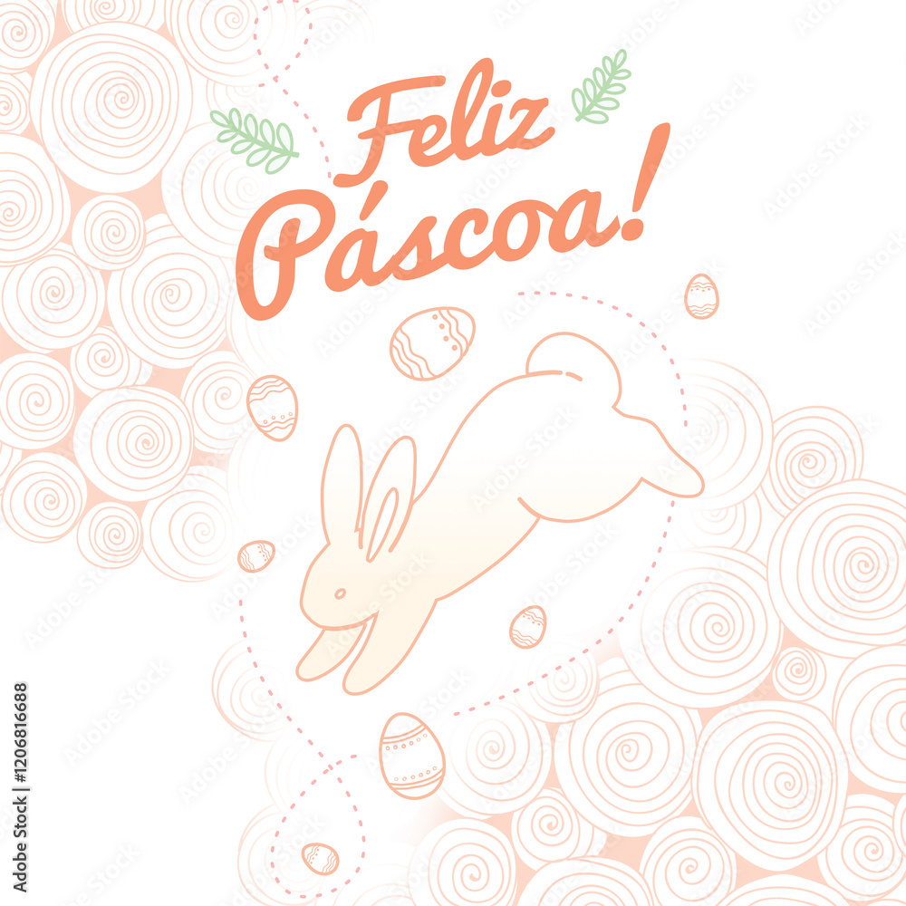 easter greeting vector with bunny easter greeting vector with bunny