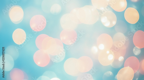 Abstract Pastel Bokeh: Deli...