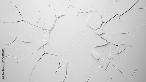 Cracked Surface Texture: Ab...