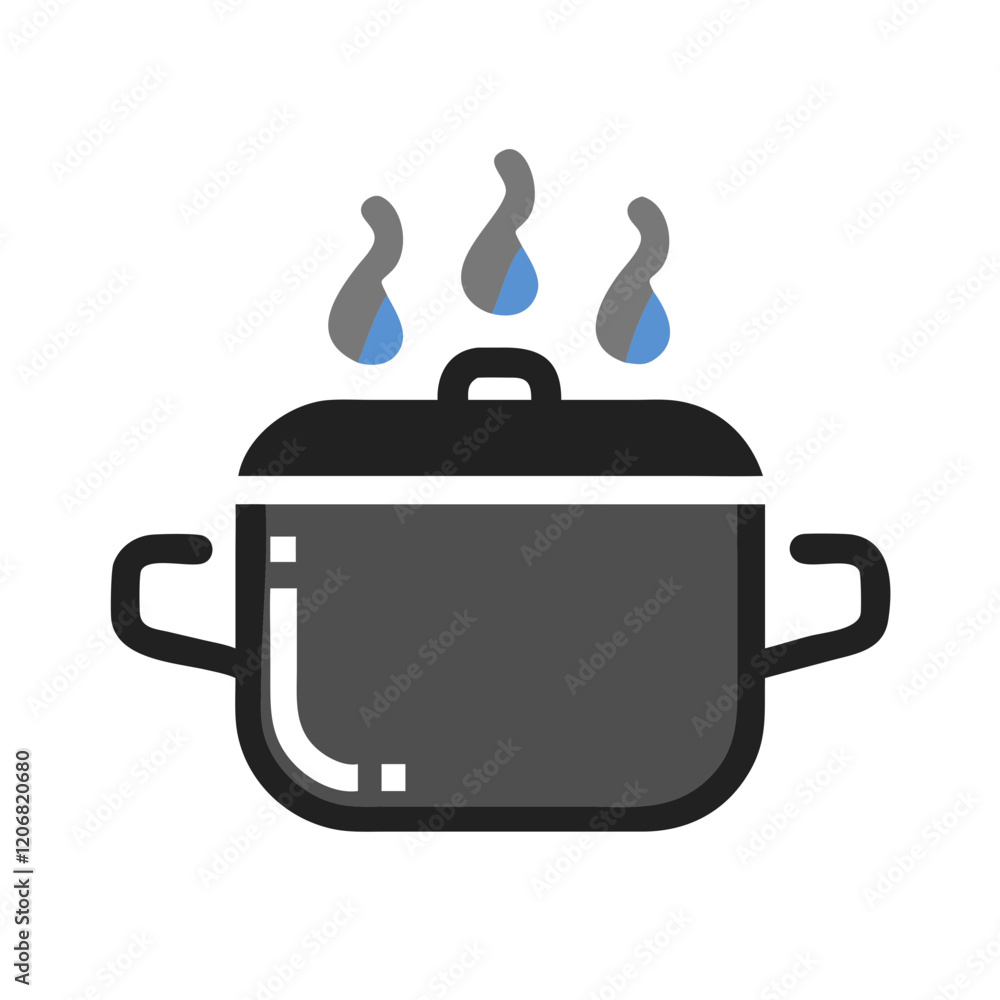 Obraz premium Cooking pot icon design