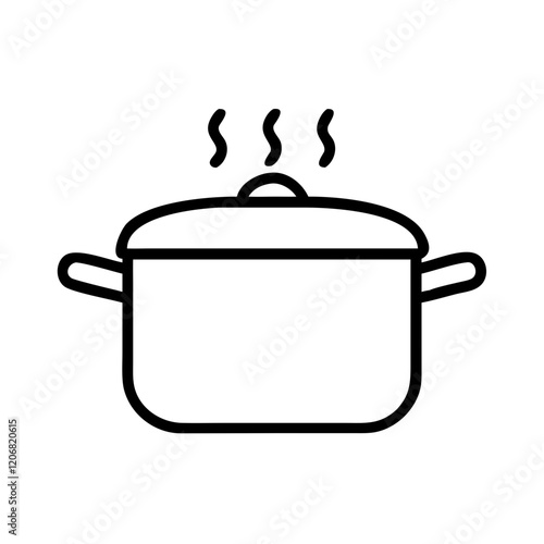 Cooking pot icon design