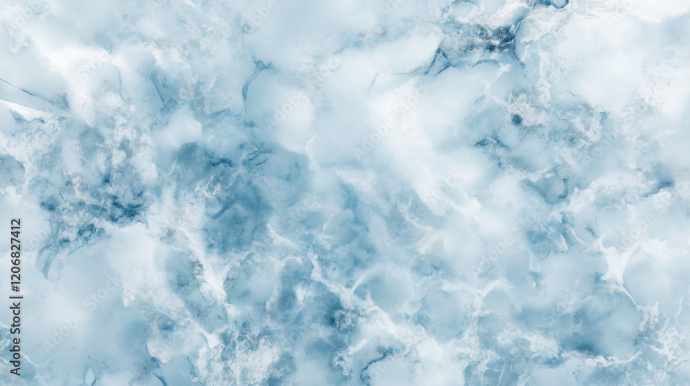 Obraz premium Light blue watercolor background with soft sky-blue and white tones, featuring hand-painted details and delicate brushstrokes, evoking naturalistic landscapes and bright skies, perfect for high-resolu