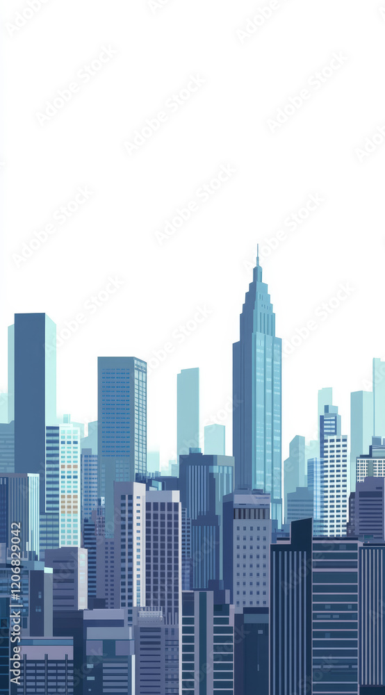 skyscrapers in the city skyscrapers in the city