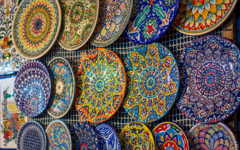 the splendid colours of oriental ceramics with large patterns the splendid colours of oriental ceramics with large patterns