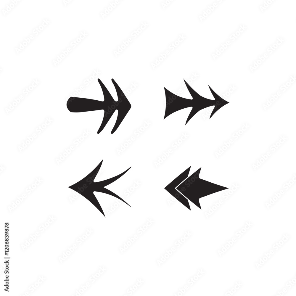 Arrows icon set vector illustration. Arrow Symbols Design. Arrows simple sign. Arrows vector collection. Isolated symbol silhouette vector set. Black directional icons with various arrows. Arrows icon set vector illustration. Arrow Symbols Design. Arrows simple sign. Arrows vector collection. Isolated symbol silhouette vector set. Black directional icons with various arrows.