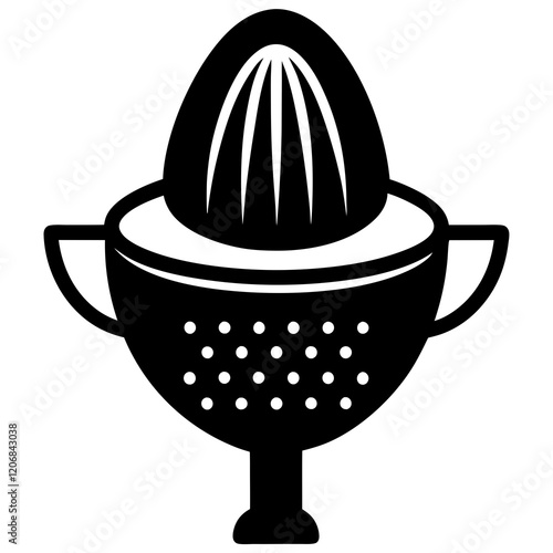  egg separator silhouette vector illustration  photo