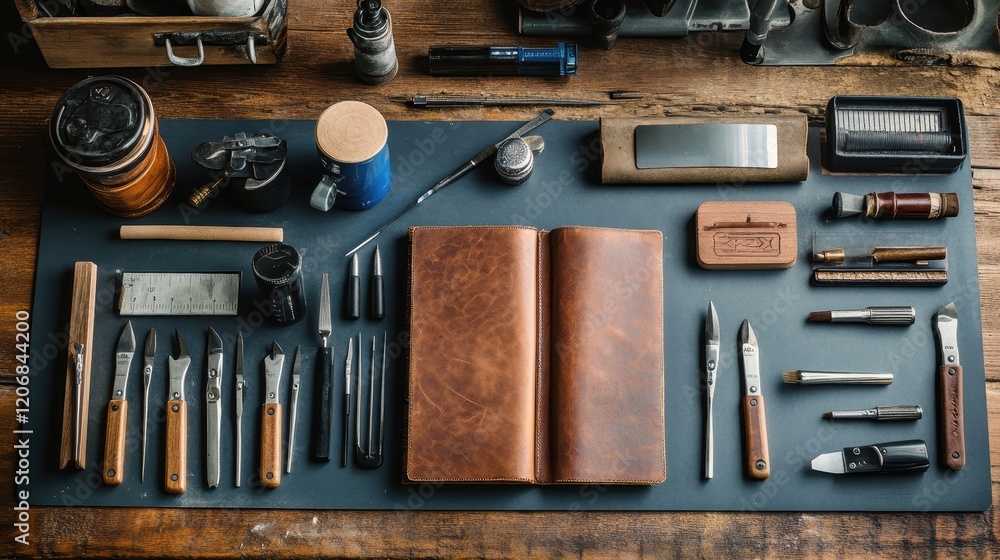Organized DIY Tool Station for Creative Projects Organized DIY Tool Station for Creative Projects
