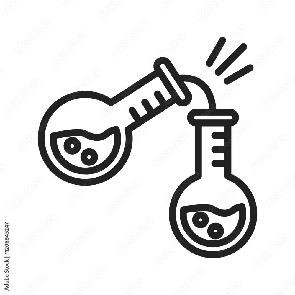 Mixing Chemicals I icon vector image. Suitable for mobile apps, web apps and print media. Mixing Chemicals I icon vector image. Suitable for mobile apps, web apps and print media.