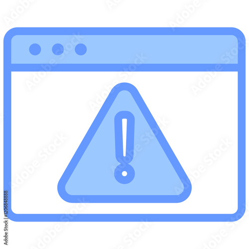 Adware Blue Icon