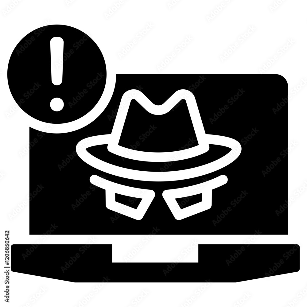 Spyware Glyph Icon