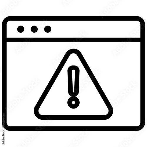 Adware Outline Icon