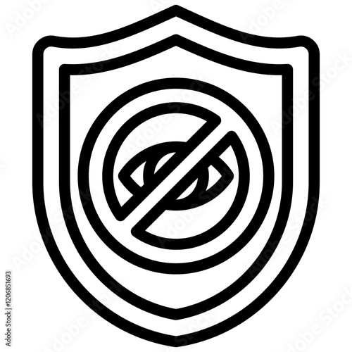 Antispyware Outline Icon