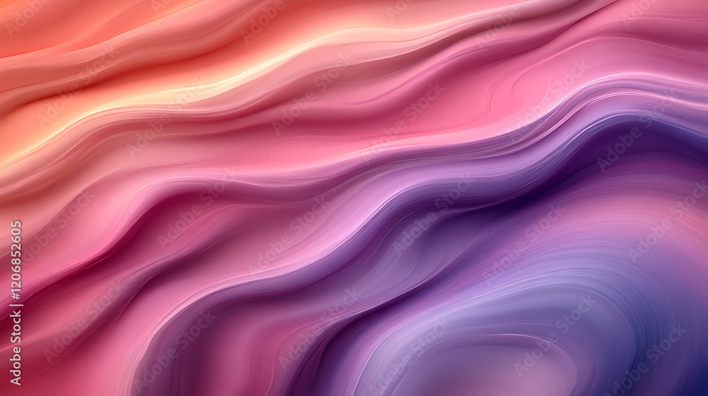 Obraz premium Abstract Pink Purple Wave Pattern Background