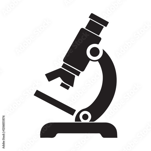  Hospital and medical health care Medical Research Icon silhouette vector illustration