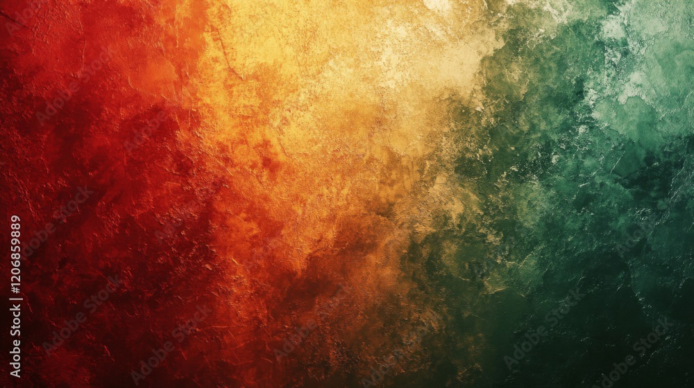 Obraz premium Abstract Colorful Background with Red Orange Yellow and Green Gradient Texture