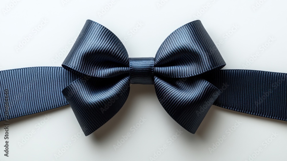 Elegant black bow tied neatly on a smooth surface exudes charm and sophistication for fashion lovers and special occasions Elegant black bow tied neatly on a smooth surface exudes charm and sophistication for fashion lovers and special occasions