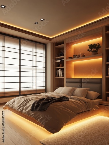 Modern Minimalist Bedroom D...